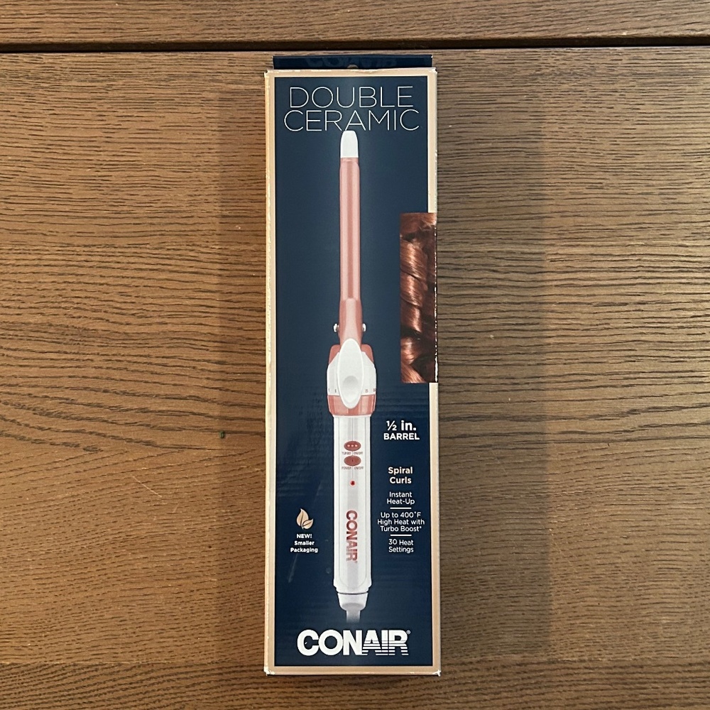 ConAir Double Ceramic Curling Wand 1/2" Barrel